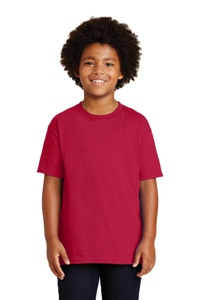 Gildan Youth Ultra Cotton Crewneck Short Sleeve T-Shirt for School Uniforms & Events Cotton Tee